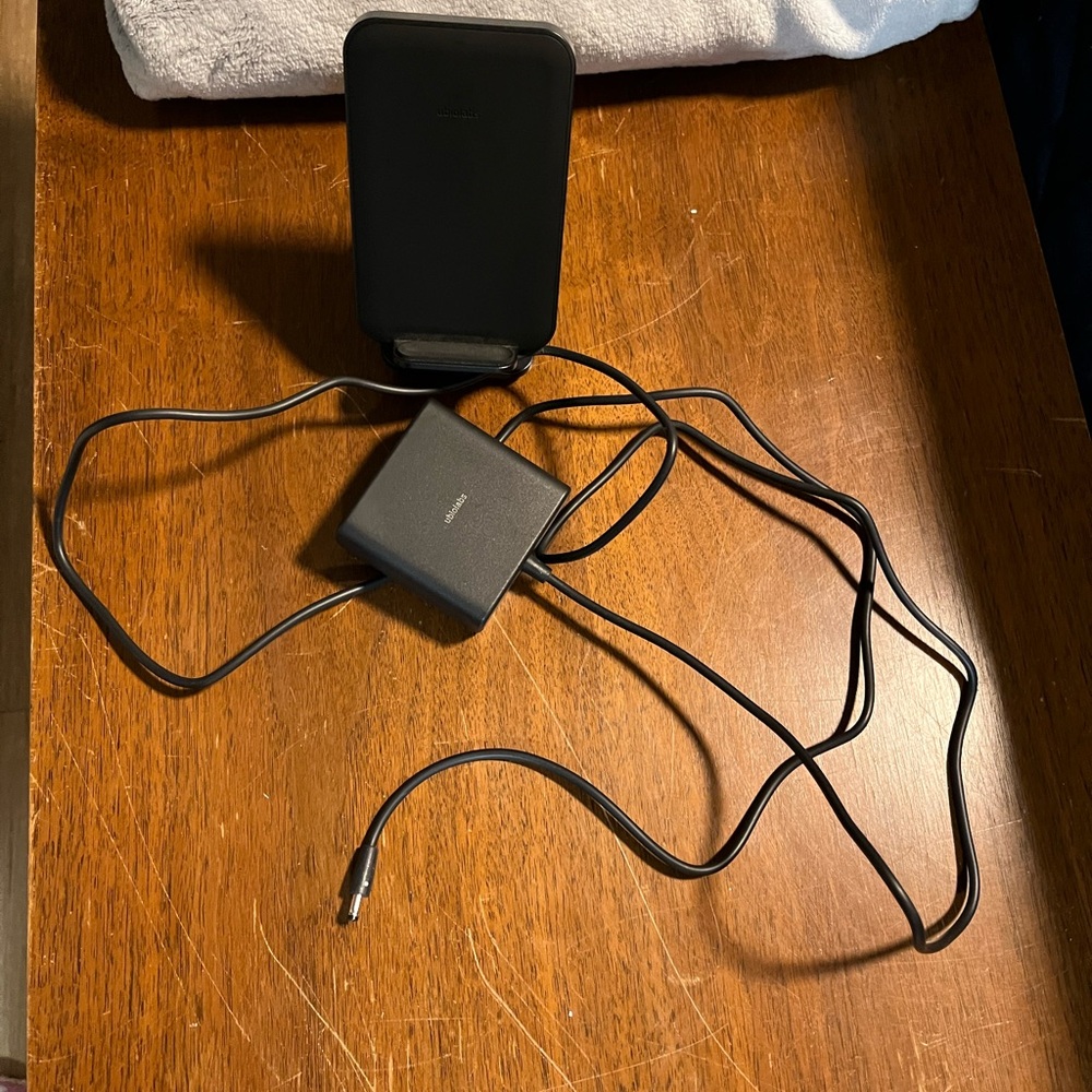 Black Ubiolabs Wireless Charger/stand.